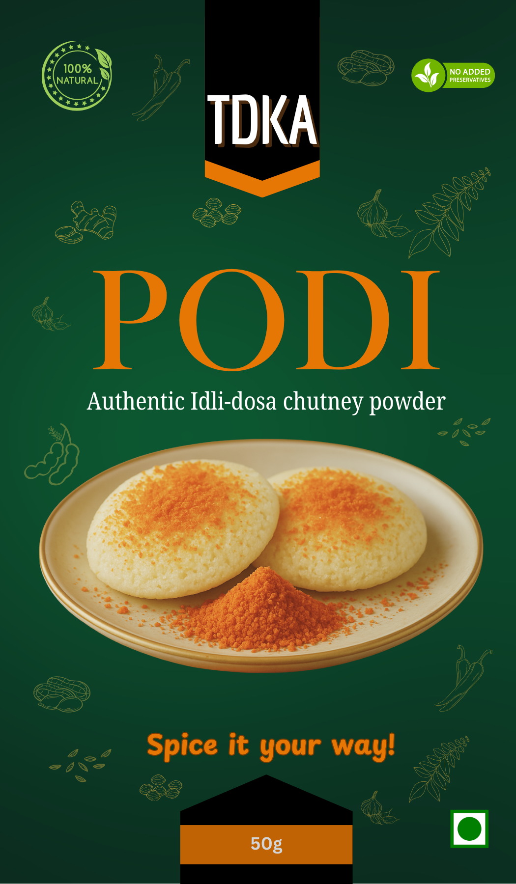 PODI | Idli Dosa Chutney Powder